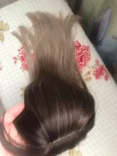 Pelucas de cabello Natural para Mujeres Afro, pelo sintético largo y liso, color marrón ombré, resistente al calor, a la moda, para Cosplay diario