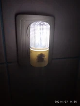 Bedside-Lamp Wall-Lamp Led-Night-Light Eu-Plug Energy-Efficient 3W Emergency Leds 4