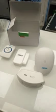 KERUI timbre inalámbrico de alarma de bienvenida de 57 chimes timbre inteligente 80m Detector de movimiento PIR Sensor de ventana de la puerta