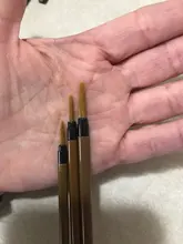 EZONE-pincel de Pelo de Lobo, pluma de línea de gancho, bolígrafos de caligrafía, soporte de varilla de acero, para artista, dibujo, pintura de acuarela, suministros de pintura
