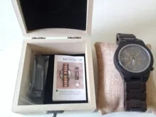 Reloj de madera bambú con mensaje y logo grabado personalizable, reloj OEM tallado con diseño creativo e impresión láser hecho a pedido, n° de producto