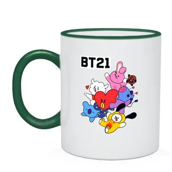 

Two-color mug BT21 mascots