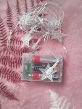 Garlands Lamp Light-String Battery-Powered Christmas-Decorations Home-Fairy-Lights Twinkle