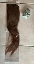 Extensiones de cola de caballo de Balayage cabello humano Natural brasileño, 1 pieza, hecho a máquina, Remy, Rubio, Real