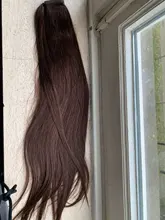 Cola de Caballo brasileña Remy, Real Beauty, cola de caballo, 100%, cabello humano liso, 60/100/120g