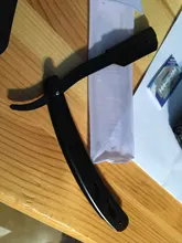 FnLune-afeitadora profesional para hombres y mujeres, herramienta para afeitar el vello púbico, axila, cuchillo de barbero para enviar la hoja plegable El estilista sostiene una navaja y envía una cuchilla para afeitar