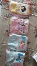 Lote de 4 Uds. De ropa interior para niños, bragas de algodón para niñas, pantalones cortos con diseños de dibujos animados de 2 a 10 años, ZL15