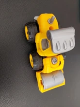 DIY desmontaje ingeniería coche de bloques de construcción educativos rompecabezas de juguete para niños tuerca Asamblea vehículo excavadora juguete de los niños