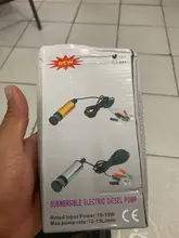 Submersible-Pump Fuel-Transfer-Pump Diesel-Oil-Water Electric Mini Portable 24V 12l/min