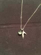 Collar de plata de ley 925 con dije de sirena, collar de cristal azul para mujer, joyería 2020