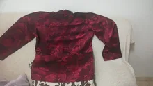 Coat Clothing Jacket Tang Suit Mandarin-Collar Dragon Satin Traditional Kung-Fu Chinese