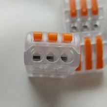 Cable-Connectors Push-In-Terminal-Block Fast-Wire Universal 222 Spl-2/3 223 Compact