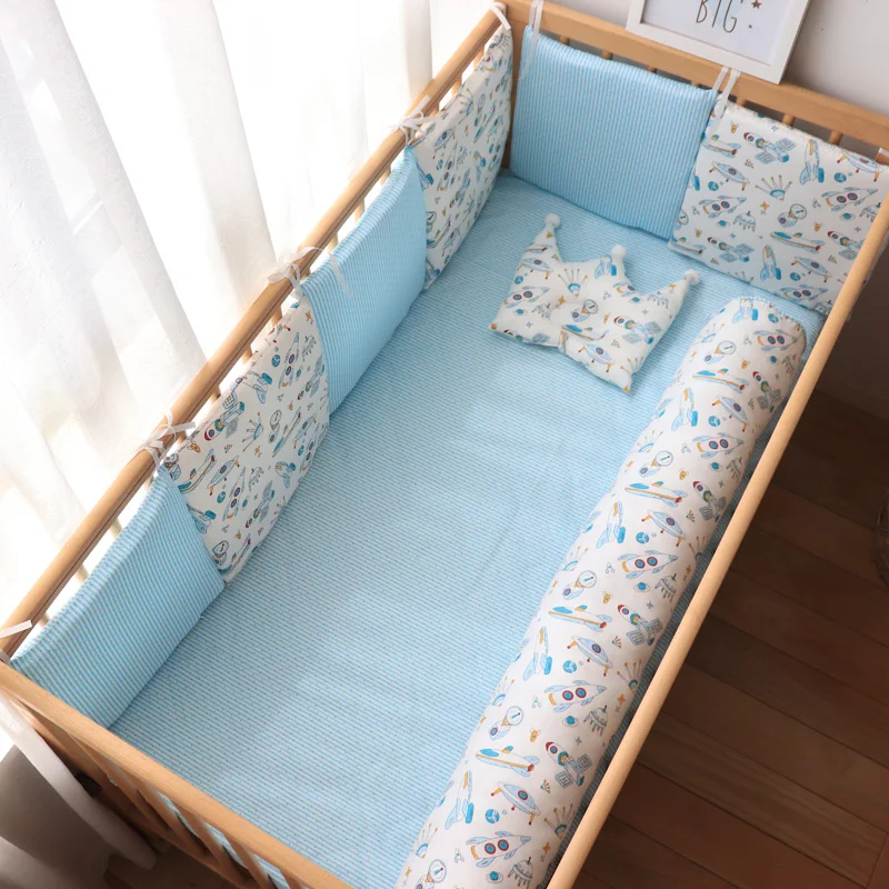Baby Bumpers In The Crib Protector For Newborns Nordic Baby Room Decor Children Thick Soft Cot Bumper For Boy Girl Infant Bed crib bumper