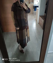 Dress Casual Robe Longue Maxi-Shirt Vestidos Plaid Vintage Plus-Size Fashion 5XL Women Autumn