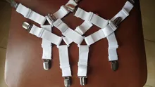 4 unids/set elástico hoja de cama pinzas cinturón fijación cama pinzas para hojas de colchón de mantas de Textiles para el hogar organizar Gadgets