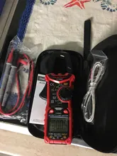 Habotest HT206D AC DC 600V 600A Ohm, Hz temperatura medidor de pinza Digital multímetro pinza amperimetrica