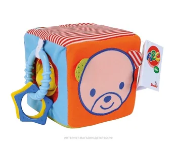 

Soft game cube with different details, 15x15 cm, 12/24