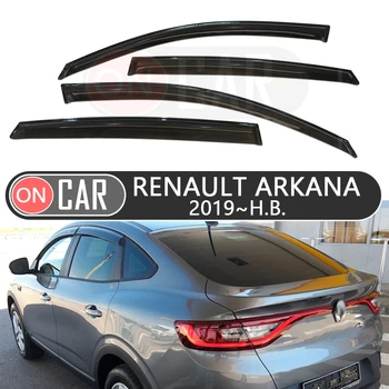 

Window deflectors for Renault Arkana 2019~ protection wind guard vent sun rain visor cover car styling decoration
