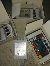 Led-Strip-Light Controler Wif Remote Mini 5050 Key IR DC 12V for 3528 RGB Led Rgb DC12V