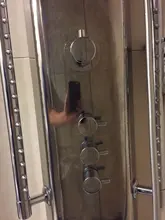 1 Way Output Thermostatic Brass Shower Faucets Wall Mounted Cold&Hot Water Mixing Valve