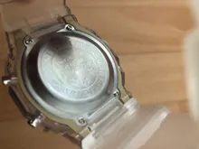 Relojes electrónicos para hombre y mujer, pulsera Digital LED transparente con correa de silicona de oro rosa, reloj deportivo femenino