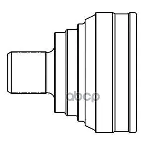 Шрус Ford Focus Ii/C-Max/Volvo 1.4-2.0tdci Нар. 23зуб. Gsp 818203 GSP арт. 818203