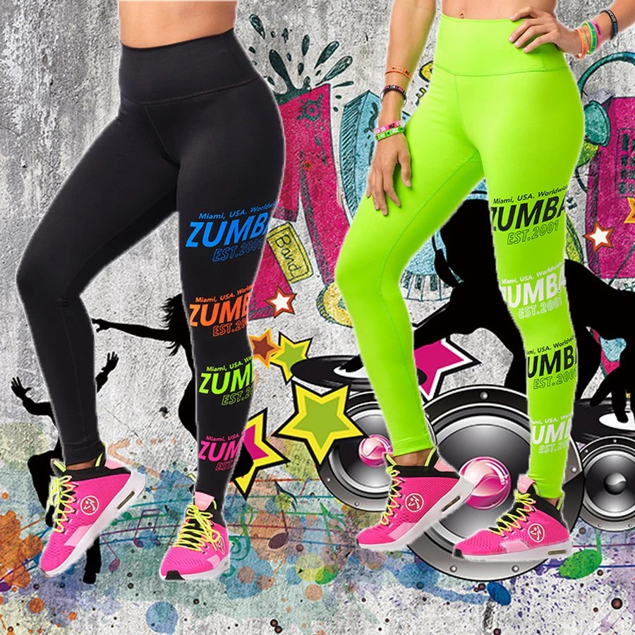 Pantalones de Yoga de Zumba, ropa de ropa para correr, piernas, trajes de baile, novedad|Pantalones - AliExpress