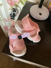 Verano niño Sandalias Zapatos de chica de bebé red monocolor de tela transpirable niños zapatillas de deporte infantil para niños chicas deporte sandalias SYJ035