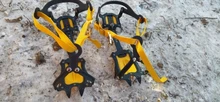 Shoe Crampons Grippers Climbing-Gear Mountaineering Snow Traction-Device Anti-Skid 12-Teeth