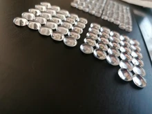 6mm 8mm 10mm 12mm 14mm 16mm 18mm 20mm 25mm 30mm 35mm redonda plana trasera cabujón de vidrio transparente, alta calidad, promoción al por mayor