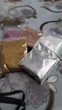 Pigment-Polish Nail-Art-Decorations Glitter-Powder-Flakes Manicure Gold Silver Chrome
