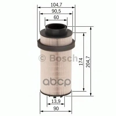 Фильтр Топливный Daf Bosch арт. F026402033