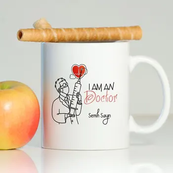

Personalized Professional Doctor White Mug Cup-001