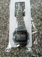 Reloj Digital de lujo para Hombre, pulsera de eslabones de acero inoxidable, de negocios, electrónico, a la moda