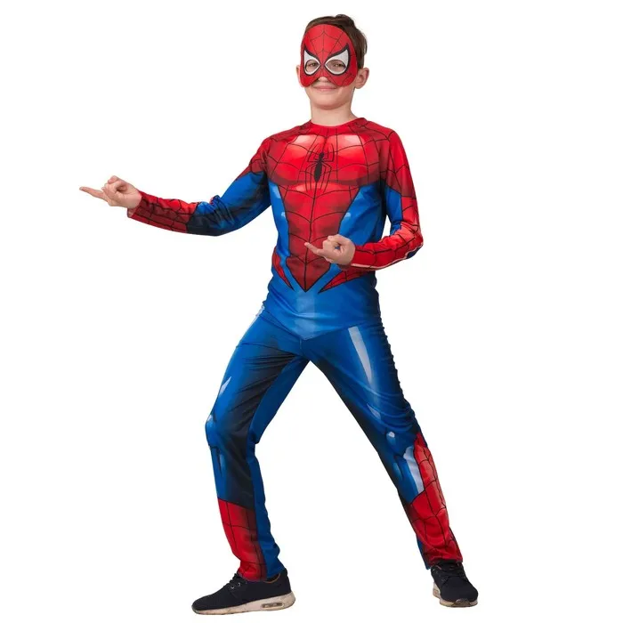 Gehoorzaamheid baan verhouding Carnaval Kostuum "Spider Man", Jas, Broek, Masker, Р.34, Hoogte 134  Cm|Kostuum Rekwisieten| - AliExpress