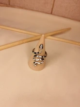 1 Uds serpiente anillo Cobra forma Retro Punk muy grandes espíritu anillo abierto anillo temperamento ajustable anillo de la joyería
