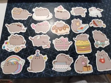 100 unids/pack Kawaii grueso gato diario impermeable decorativo papelería pegatinas artesanales Scrapbooking DIY álbum diario