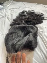 Peluca de cabello humano HD transparente con encaje Frontal prearrancado, cuerpo brasileño, Onda de encaje Frontal, pelo de bebé, cabello de princesa Remy