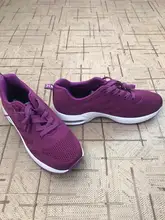 Zapatillas de deporte con cojín de aire para mujer, zapatos transpirables para correr, deportivas para exteriores, informales con cordones