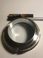 1-1/4-4(32-102mm) Sanitary Sight Glass Stainless Steel SS316 Circular Viewing