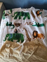 Sanlutoz lindo niños conjuntos de ropa de algodón de manga corta Tops de bebé + Pantalones cortos 2 uds recién nacido Ropa de dibujos animados