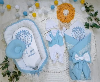 

Комплект на выписку "Король Лев" 6-ти предметный