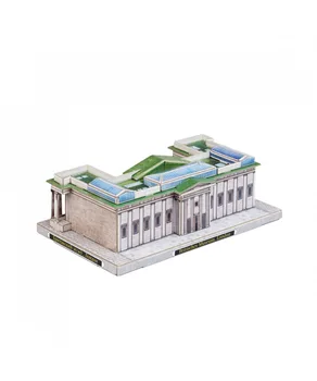 

583 British Museum. Model of cardboard "museums of the world in miniature". Smart paper.