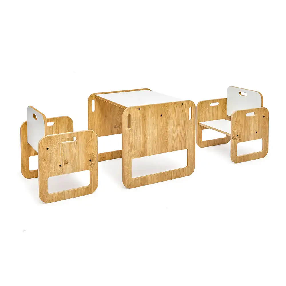 Ensemble Table Et Chaise Montessori Pinky En Bois Pour Enfants De 0 A 2 Ans Table De Jeu Bureau D Activites Mobilier En Cube Pour Filles Et Garcons Aliexpress