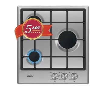 

Gas hob Simfer h45v30m416, with