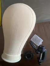 Alileader-Cabeza de Maniquí de entrenamiento, cabeza de bloque de lienzo, soporte para pelucas, envío gratis, Porta agujas