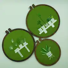 Bordar hoop board-verde