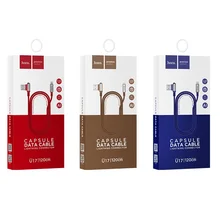 USB кабель 8pin для iPhone 5/6/7 Беспроводное зарядное устройство HOCO U17 капсулы lightning кабель для зарядки(L = 1,2 м