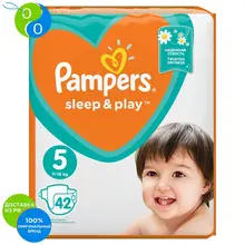 Подгузники Pampers Sleep& Play 11-16 кг, 5 размер, 42шт