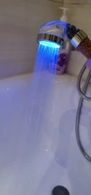 Light Shower-Head Temperature-Control Colorful Anion Pressurized Water-Saving Handheld